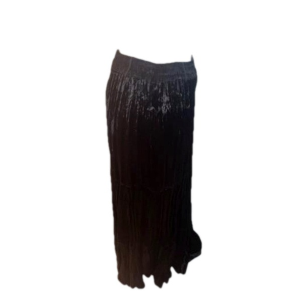 Vintage Saraf Gypsy Maxi Panel Lined Skirt Material Feels Like Velvet XL/XXL - Picture 5 of 10